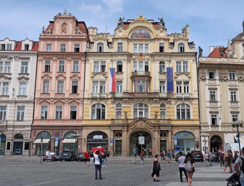 Art Nouveau Building, Prague Czech Republic