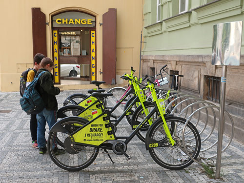 Cycling in Prague, Czech Republic